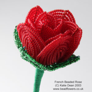 French Beaded Rose Kit, Katie Dean, Beadflowers
