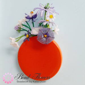 French Beaded Flower Arrangements, Katie Dean, Beadflowers