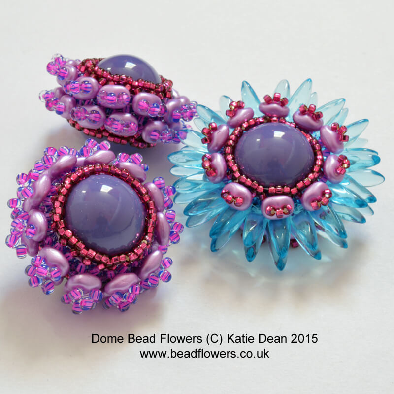 dome beads flowers
