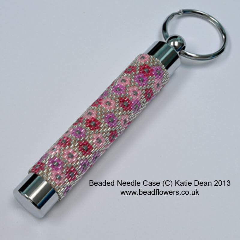 Bead Flowers Beaded Needle Cases Pattern