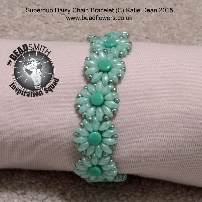 DIY Beaded Daisy Chain Bracelet Tutorial