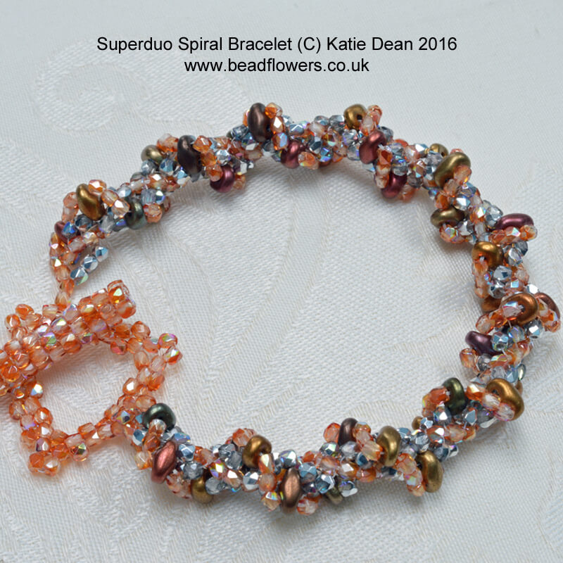 Superduo Spiral Bracelet