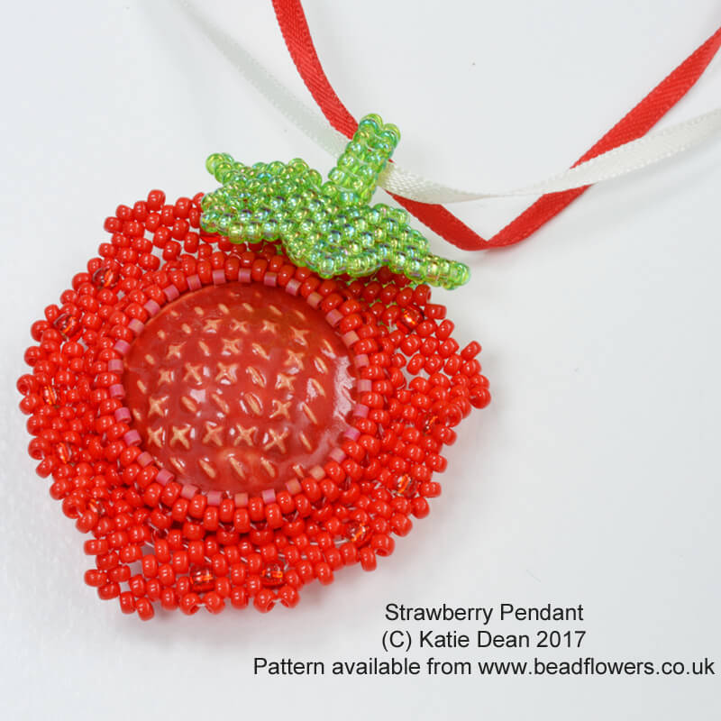 Strawberry Pendant: L2 Stuidios Beads