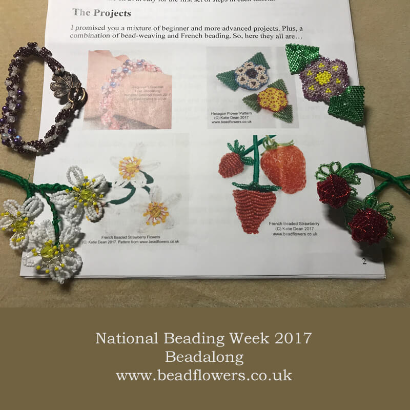 National Beading Week Memories 2017, Katie Dean, Beadflowers