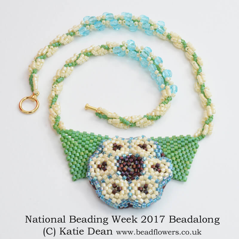 National Beading Week 2017 Beadalong, Katie Dean, Beadflowers