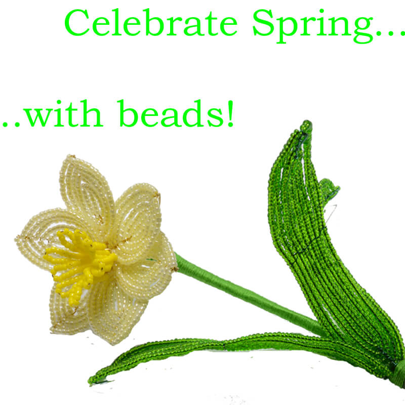 Celebrate Spring with Beads, Katie Dean, Beadflowers