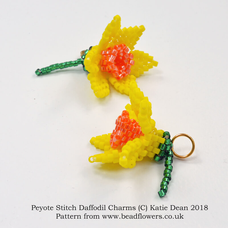 Peyote Stitch Daffodil Pattern - Dean -