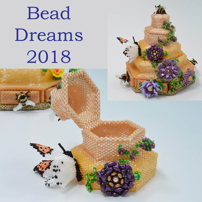 Bead Dreams 2018, A visit to the beehive, Katie Dean, Beadflowers