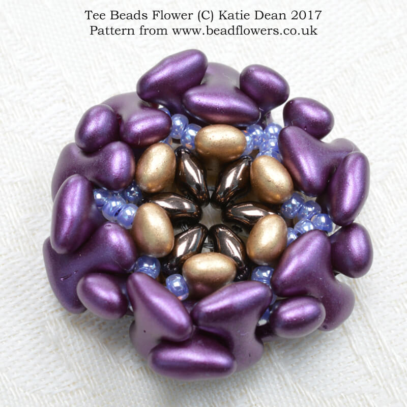 Flower Vase Beaded Box Pattern - Katie Dean, Beadflowers