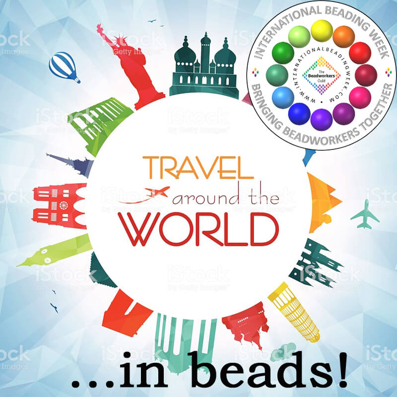Bead Travel, International Beading Week 2018, Katie Dean, Beadflowers