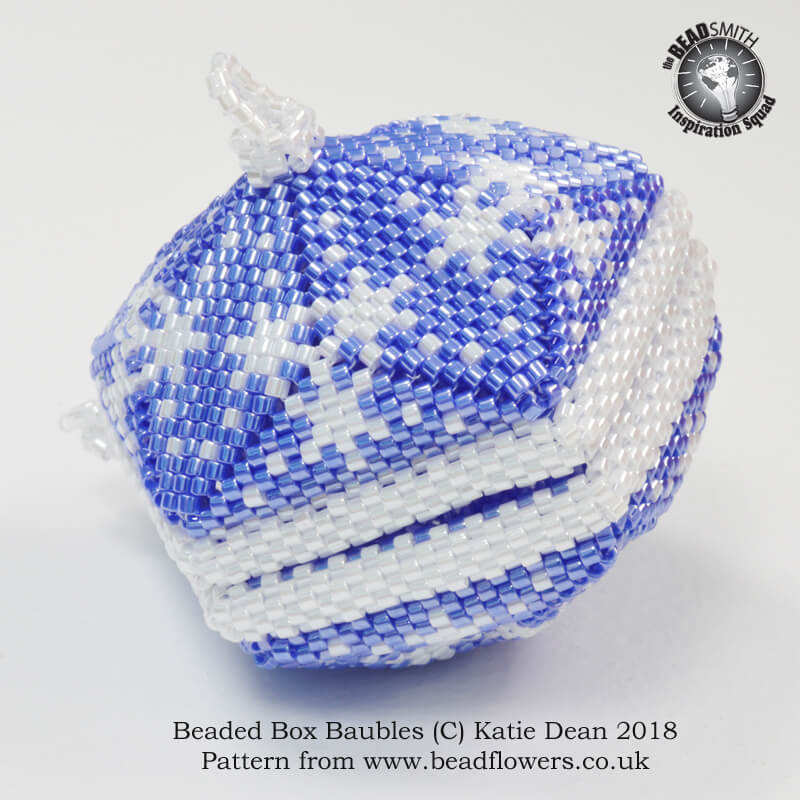 Christmas Tree Beaded Box Pattern - Katie Dean - Beadflowers