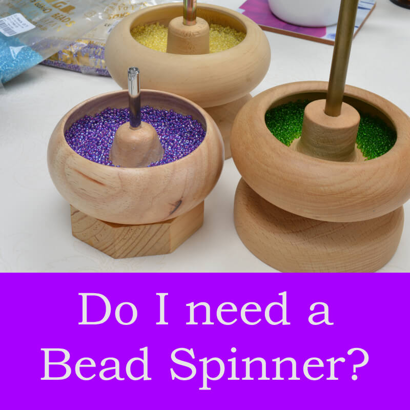 How to use a bead spinner and do you need one? Katie Dean, Beadflowers, French beading