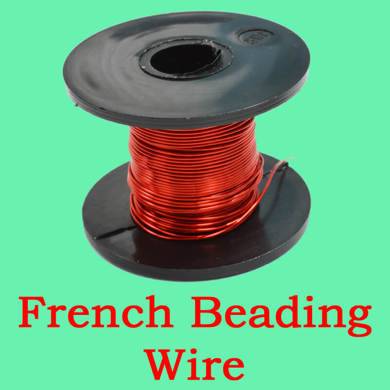 French beading wire, Katie Dean, Beadflowers