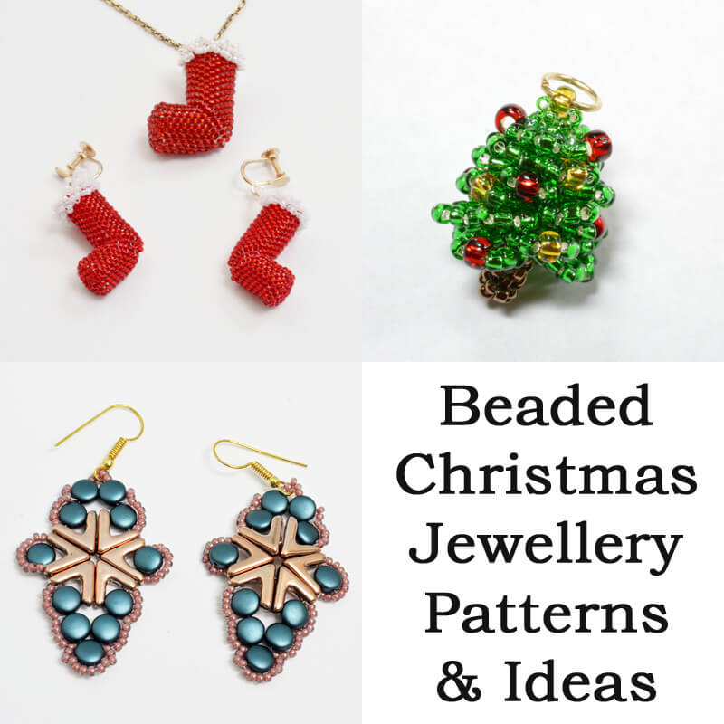 Beaded Christmas Jewellery Patterns and Ideas, Katie Dean, Beadflowers