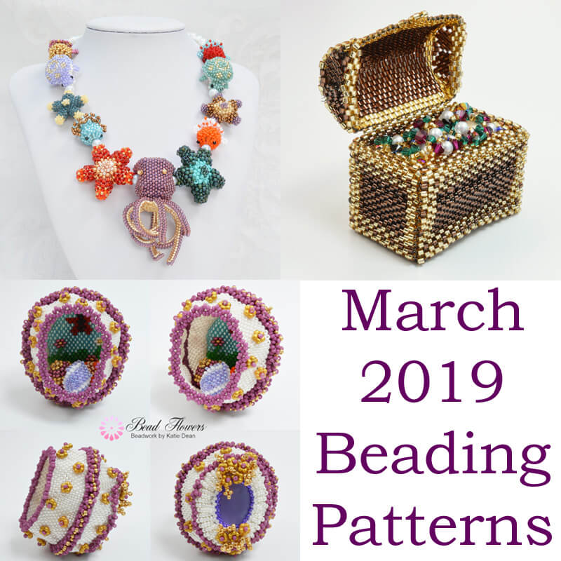 March 2019 Beading Patterns, Katie Dean, Beadflowers
