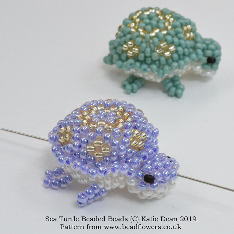 Sea Turtle Beaded Bead Pattern - Katie Dean, Beadflowers