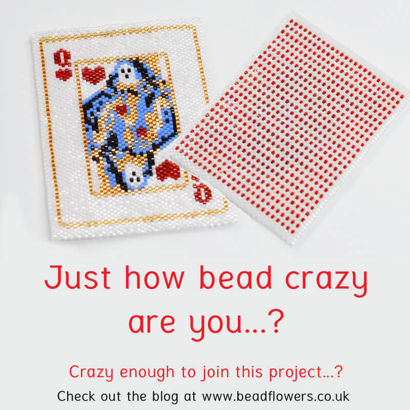 How bead crazy are you? Crazy enough to make a beaded deck of playing cards?