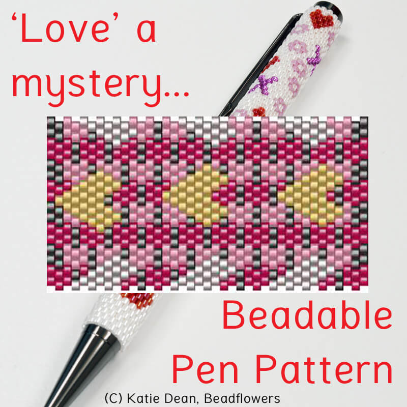 Beaded Pen Pattern: Playing Cards - by Katie Dean