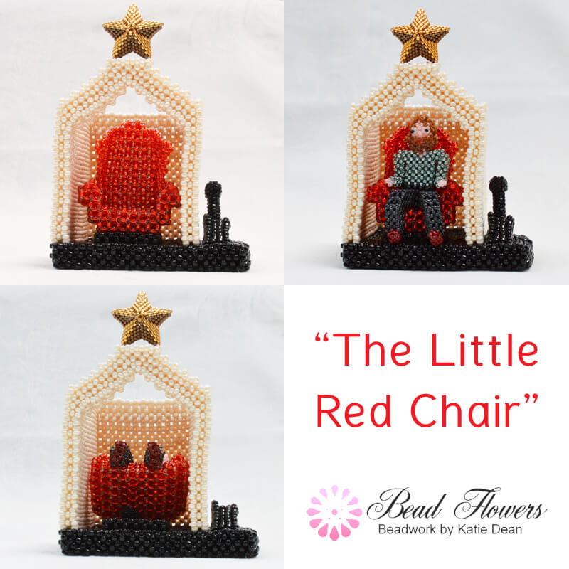 The little red chair, Katie Dean, Beadflowers