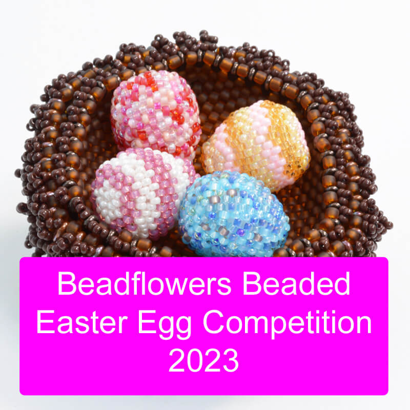 Beadflowers Beaded Easter Egg competition 2023